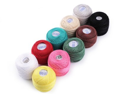 Vyšívací příze Perlovka Niťárna (Balení 10 ks, Varianta 0010 White)