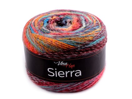 Pletací příze Sierra 150 g (Balení 1 ks, Varianta 2 (7203) modrá)