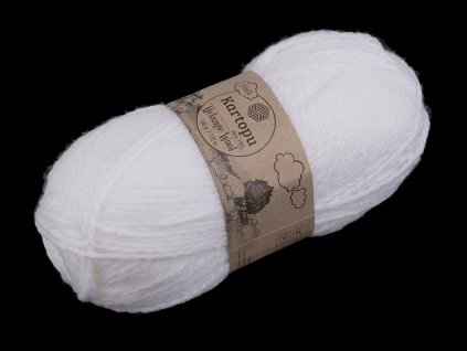Pletací příze Melange Wool 100 g (Balení 1 ks, Varianta 1 (010) bílá)