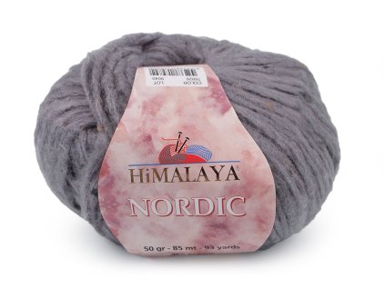 Pletací příze Himalaya Nordic 50 g (Balení 1 ks, Varianta 6 (76811) modrá světlá)