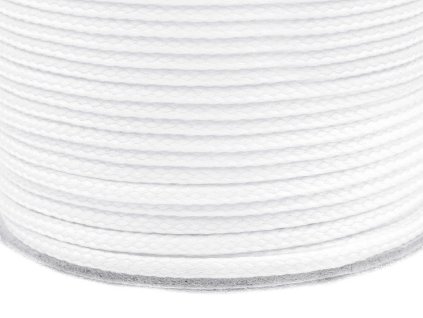 Oděvní šňůra PES Ø4 mm (Balení 100 m, Varianta 3119 červená)