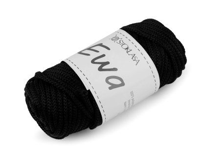 Pletací a háčkovací příze macrame Ewa Ø4 mm 90 g (Balení 1 ks, Varianta 1 bílá)