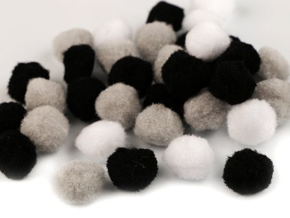 Bambulka mix barev Ø20 mm (Balení 1 sáček, Varianta 9 černá)