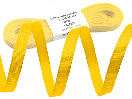 Stuha taftová šíře 6 mm (Balení 10 m, Varianta 100 bílá)