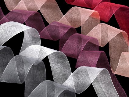 Monofilová stuha šíře 40 mm (Balení 22.5 m, Varianta 1 bílá)