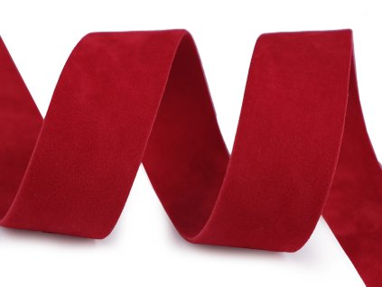 Semišová stuha velvet oboustranná šíře 25 mm (Balení 1 m, Varianta 57 pudrová)