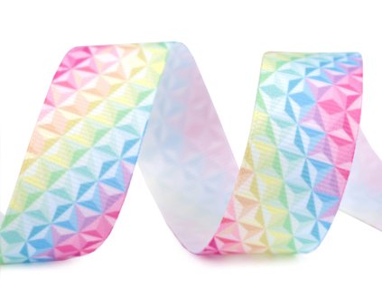 Rypsová stuha / lampas šíře 25 mm (Balení 90 m, Varianta multikolor)