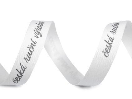Bavlněná stuha šíře 16 mm česká ruční výroba a slovenská ručná výroba (Balení 90 m, Varianta 3 režná světlá slovensky)
