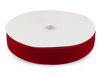 Sametová stuha šíře 40 mm (Balení 1 m, Varianta 1 červená)
