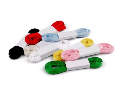 Rypsová stuha / poutko šíře 5 mm (Balení 30 m, Varianta 1 (05) bílá)