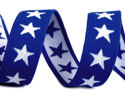 Pruženka šíře 20 mm hvězdy (Balení 1 m, Varianta 4 černá)