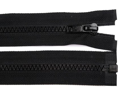 Kostěný zip No 5 délka 140 cm bundový (Balení 1 ks, Varianta 322 černá)