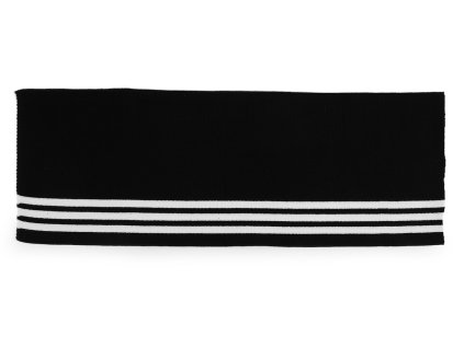 Elastický bavlněný náplet na oděvní manžety šíře 14 cm (Balení 1 pár, Varianta černá)