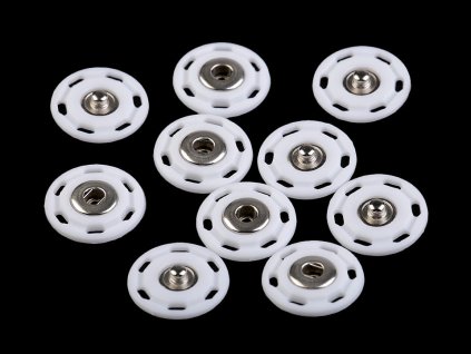 Designové patentky / druky Ø25 mm (Balení 5 pár, Varianta 3 žlutá světlá)