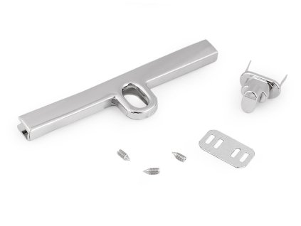 Sada zapínání na kabelku (Balení 1 sada, Varianta 1 - 25 x 96 mm nikl)