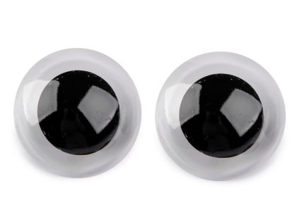 Oči velké s pojistkou Ø45 mm (Balení 2 sada, Varianta 3 hnědobéžová)