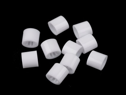 Brzdička / spojka na festivalové náramky 7x9 mm (Balení 10 ks, Varianta 2 černá)