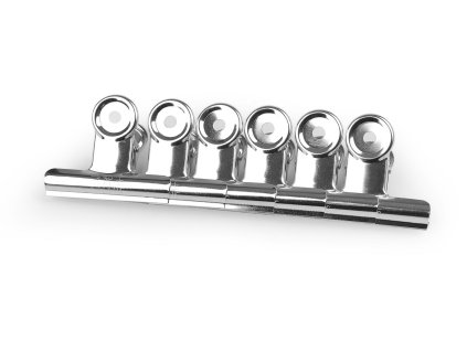Klip kovový pružinový na látky 6,3 cm (Balení 6 ks, Varianta nikl)