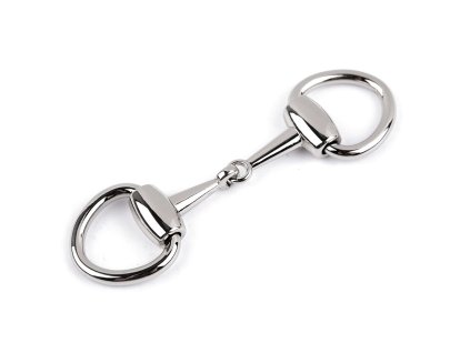 Kovová spona ke zdobení oděvů, šátků a doplňků (Balení 1 ks, Varianta 1 nikl)