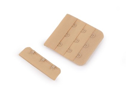 Zapínání na podprsenky, body šíře 50 mm trojřadé (Balení 10 pár, Varianta 1 bílá)