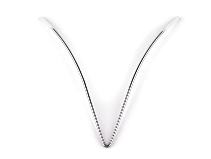 Kostice / kovová výztuž do výstřihu pro prádlo a oděvy 11 cm (Balení 10 ks, Varianta nikl)