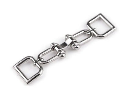 Ozdobné zapínání, průvlek 15 mm (Balení 1 pár, Varianta 2 nikl černý)