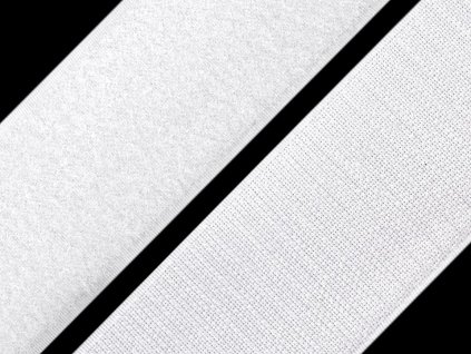 Suchý zip háček + plyš šíře 10 cm (Balení 1 m, Varianta 1 bílá)