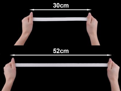 Pruženka tkaná šíře 20 mm (Balení 25 m, Varianta 2 černá)