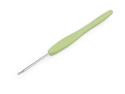 Háček na háčkování se silikonovou rukojetí vel. 2,5-6 (Balení 1 ks, Varianta 1 (2,5 mm) náhodná barva)