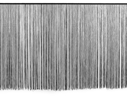 Třásně extra dlouhé 100 cm (Balení 1 m, Varianta 3 černá)