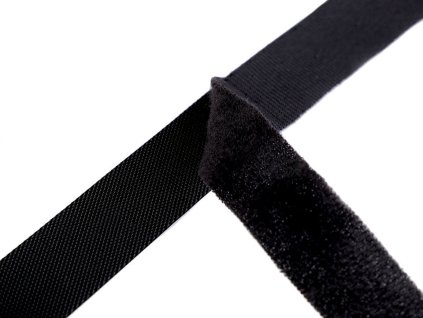 Nízkoprofilový suchý zip háček + plyš šíře 20 mm jemný (Balení 5 m, Varianta 1 bílá)