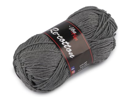 Bavlněná pletací příze Re-Cotton 50 g (Balení 1 ks, Varianta 1 (81002) bílá)