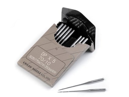 Strojové jehly do průmyslových strojů 70; 80; 90; 100; 130 Organ (Balení 1 krab., Varianta 90 nikl)