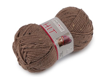 Pletací příze Hit s nopky 50 g (Balení 1 ks, Varianta 4 (249) šedá)