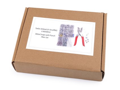 Sada stiskacích knoflíků Roland baby Ø10 mm s kleštěmi, na slabé látky (Balení 1 sada, Varianta viz foto)