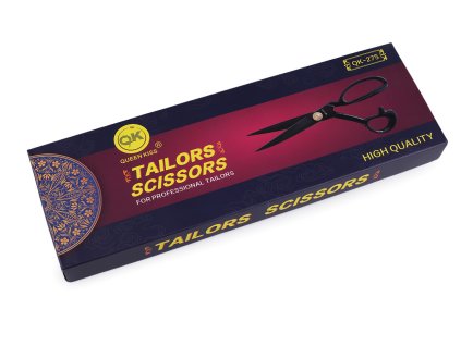 Krejčovské nůžky QK délka 29 cm s páráčkem (Balení 1 ks, Varianta černá)