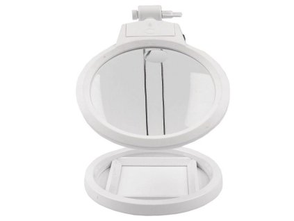 Lupa na stůl s led světlem 15x19x25 cm (Balení 1 ks, Varianta bílá)