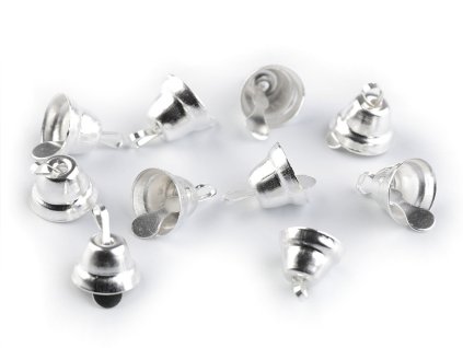 Zvoneček Ø11 mm (Balení 10 ks, Varianta 1 stříbrná)