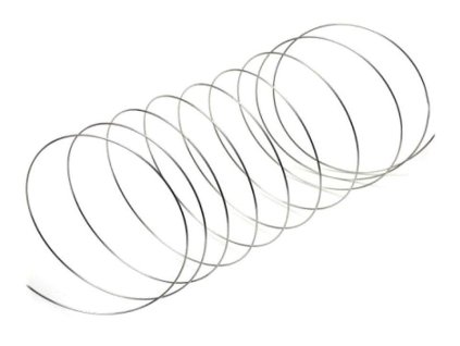 Paměťový drát na náramek Ø6 cm (Balení 20 g, Varianta platina)