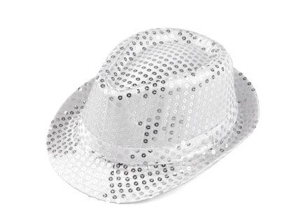 Klobouk s flitry na karneval a párty (Balení 1 ks, Varianta 3 černá)