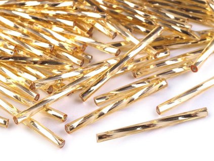 Rokajl Preciosa kroucené tyčky 30 mm (Balení 20 g, Varianta 78102 stříbrná)