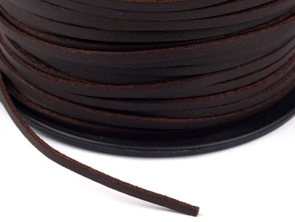 Řemínek imitace kůže šíře 2,5-3 mm (Balení 5 m, Varianta 2 (3 mm/111) černá)