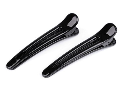 Sponky do vlasů se zoubky (Balení 2 ks, Varianta černá)