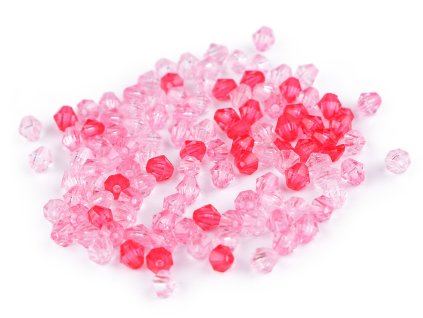 Plastové korálky cínovky / sluníčko 6x6 mm (Balení 25 g, Varianta 5 žlutozelená mix)