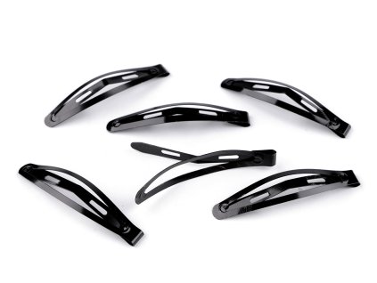 Sponka do vlasů pukačka (Balení 10 ks, Varianta 2 černá)