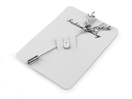 Ozdobný špendlík jelen (Balení 1 ks, Varianta 2 zlatá)