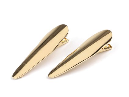 Sponky do vlasů se zoubky 55 mm (Balení 1 karta, Varianta 1 stříbrná)