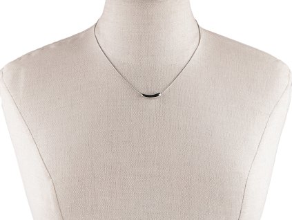 Náhrdelník z nerezové oceli (Balení 1 ks, Varianta 1 stříbrná)