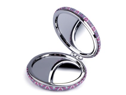 Kosmetické zrcátko mandala (Balení 1 ks, Varianta 3 červená světlá)