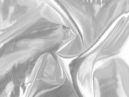 Dekorační látka Lamé (Balení 1 m, Varianta 1 stříbrná)